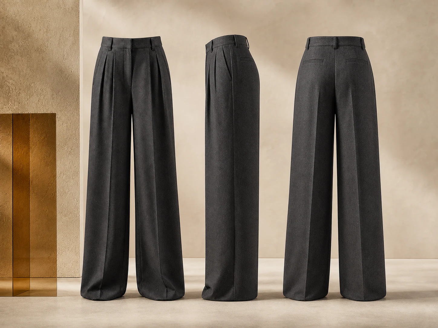 Dress three-view