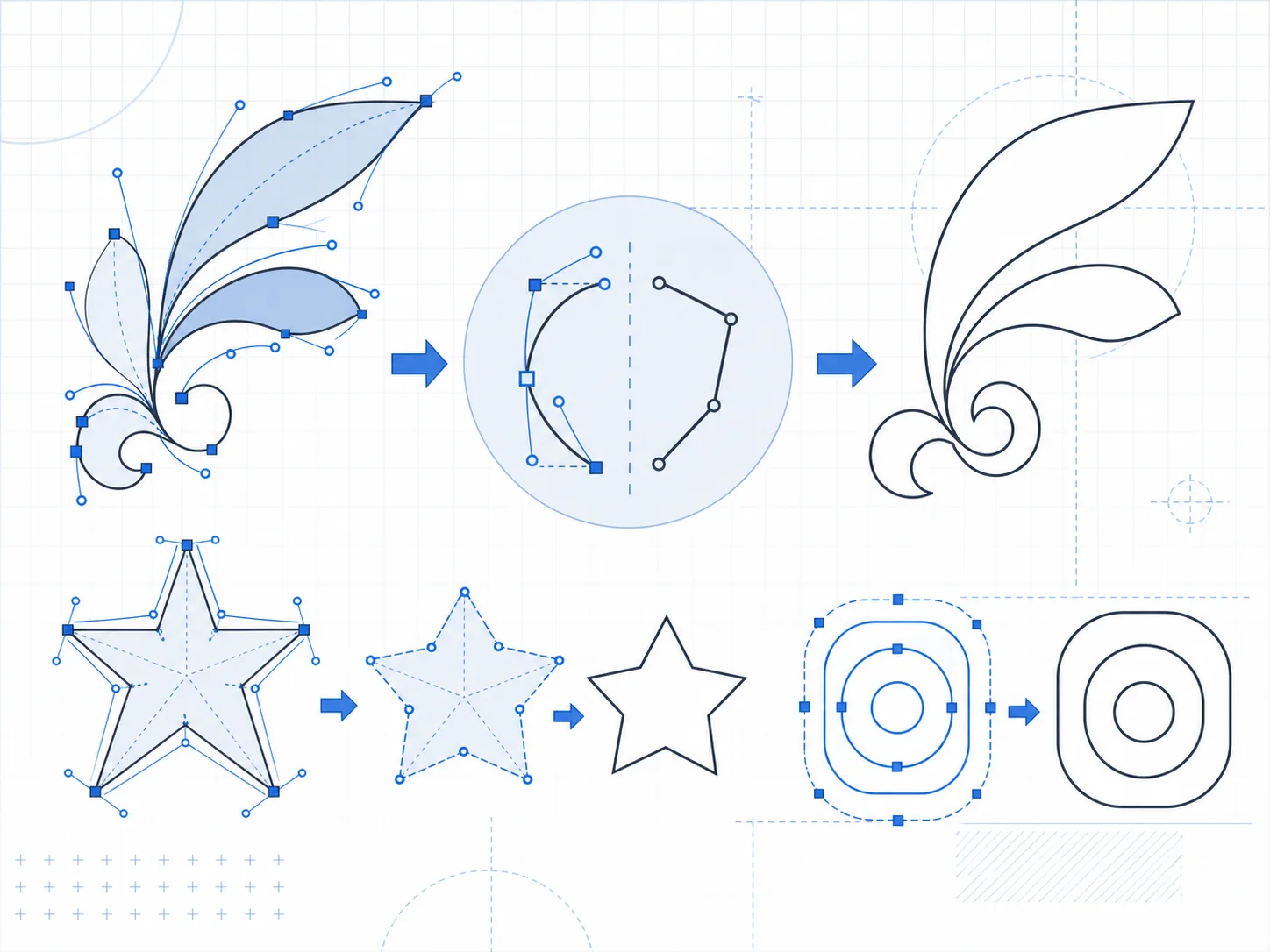 Laser-cut or engraving outline